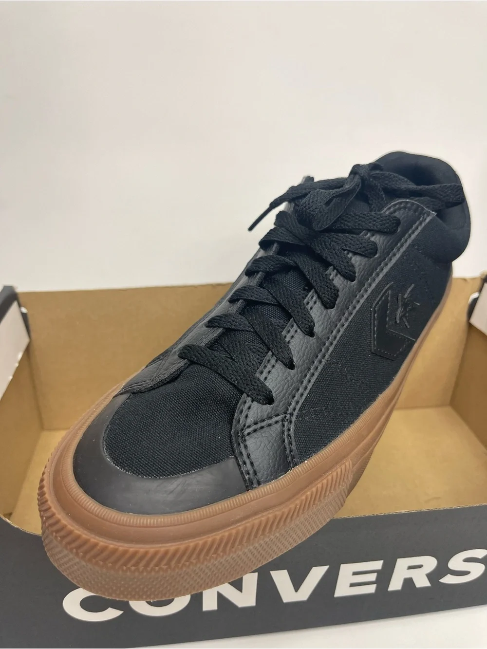Converse Sport Casual Ox Black Gum Men's 9 New